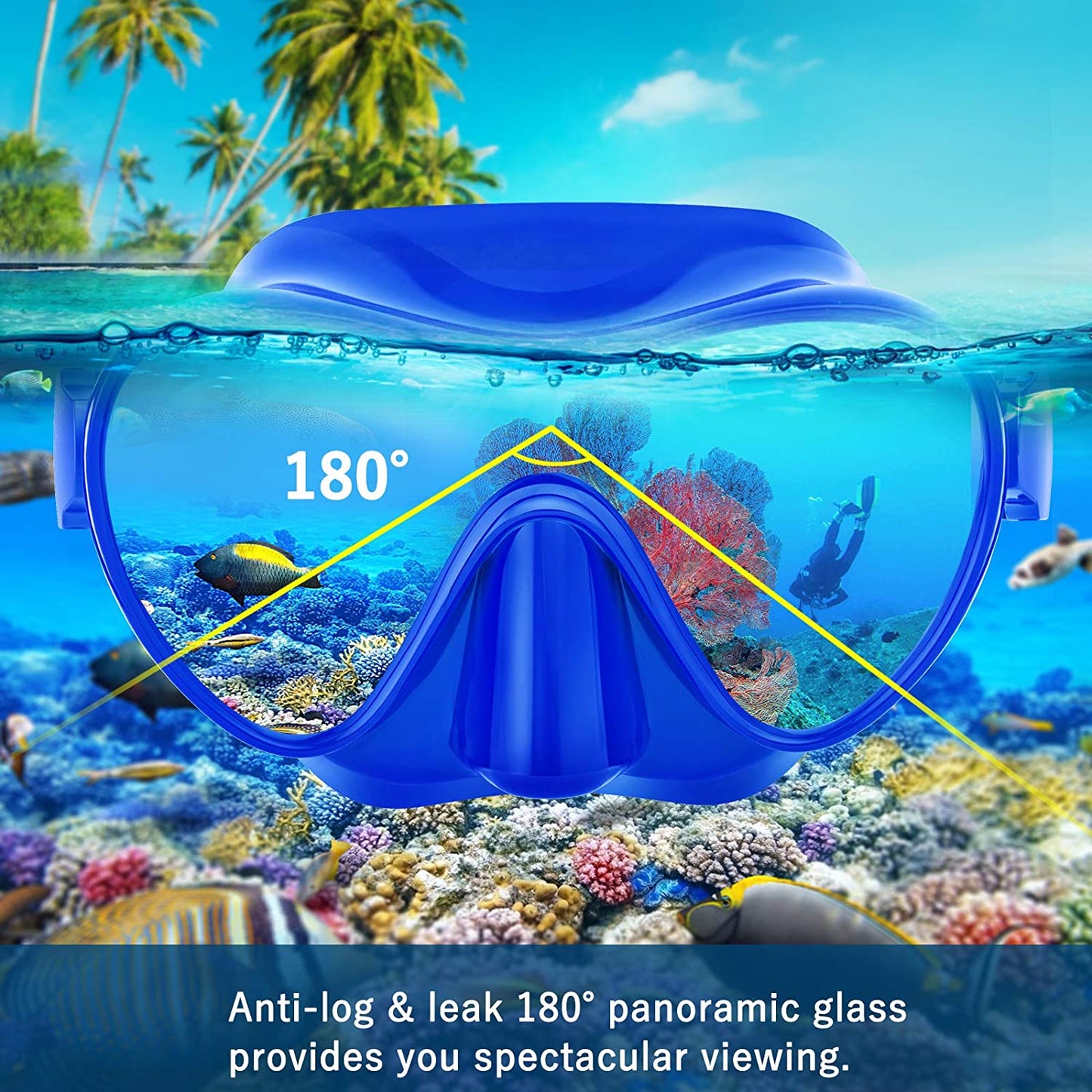 Adult Diving Customized Snorkeling Face Mask