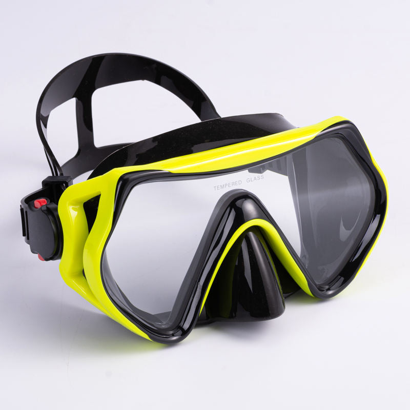 Hot Selling Waterproof Adult Silicone Tempered Glasses Diving Mask Swimming Diving Snorkeling