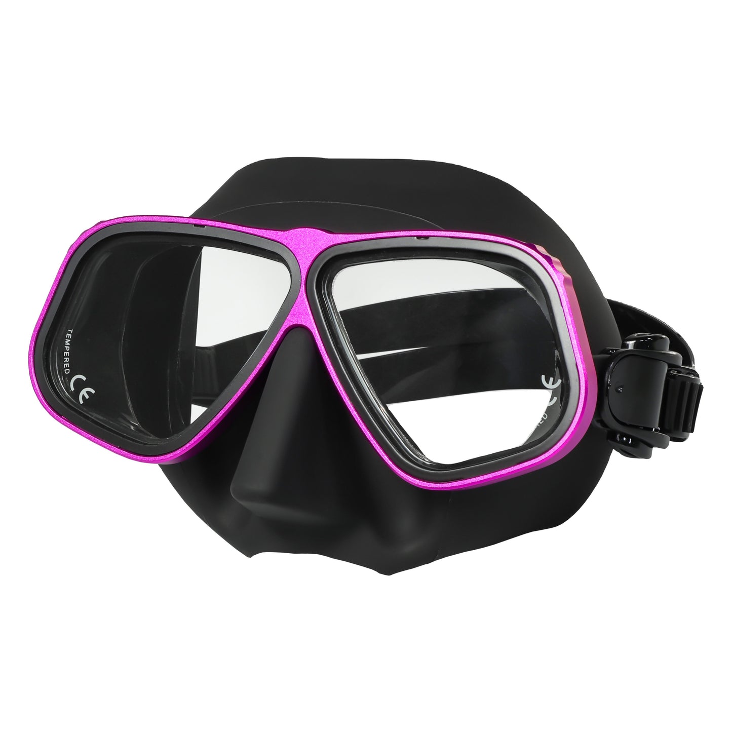 Biggest diving equipment Factory metal frame diving mask snorkel mask with high class packing box