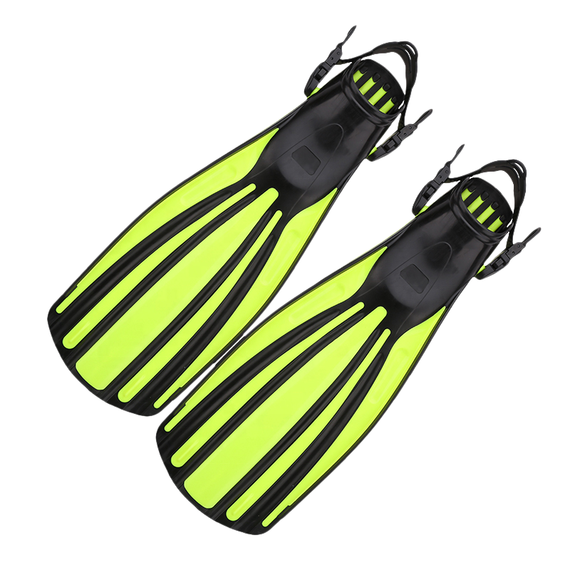 Snorkel Fins Adjustable Diving Fins Open Heel Swimming Fins