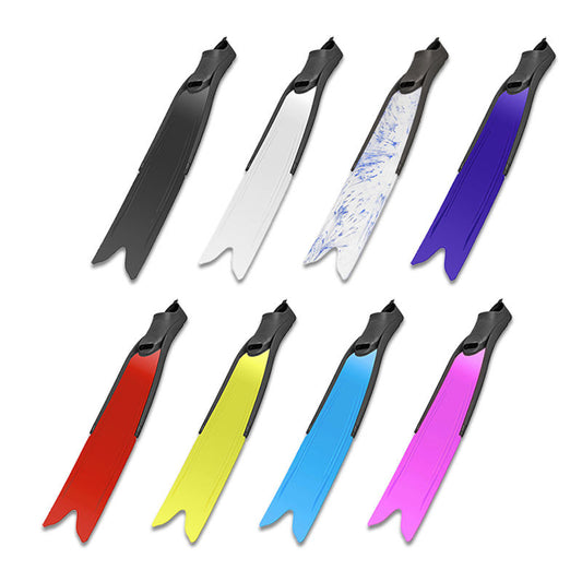 Professional long swimming diving fin foot pocket free diving spearfishing scuba diving equipment adult free diving fins