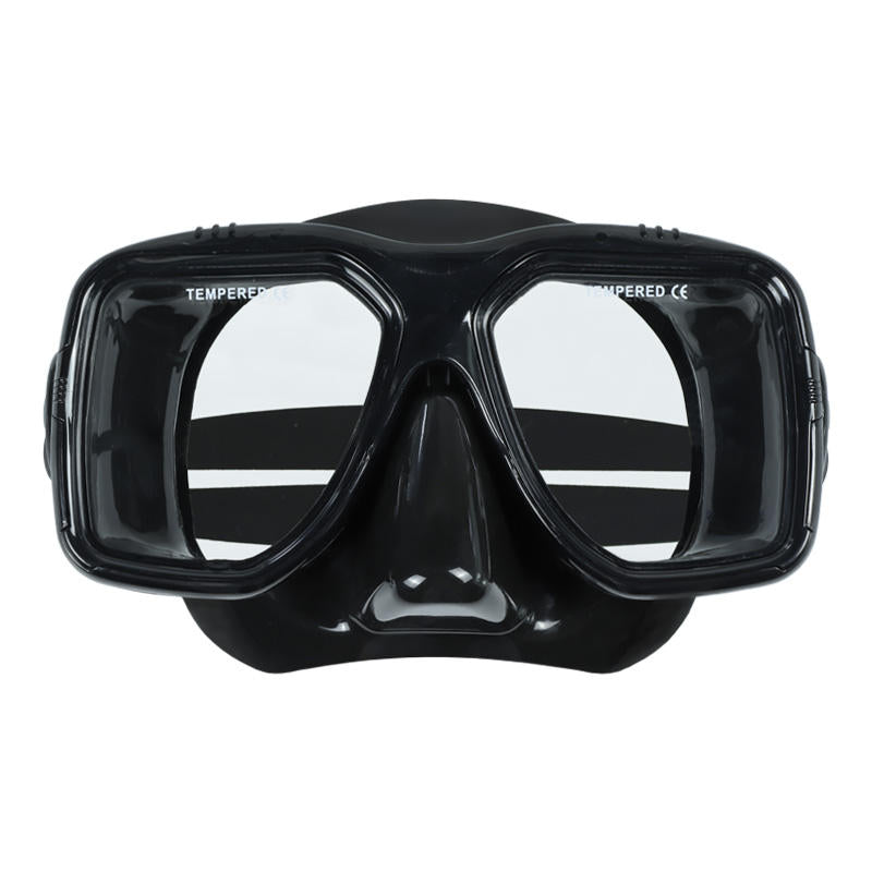 Frameless Tempered Glass Lens Wide View Low Volume Diving Mask for Scuba Dive Snorkeling