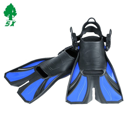 Songxin Adjustable Open Heel Flippers Travel Size Swimming Fins