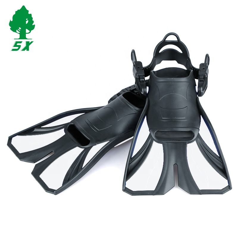 Songxin Adjustable Open Heel Flippers Travel Size Swimming Fins