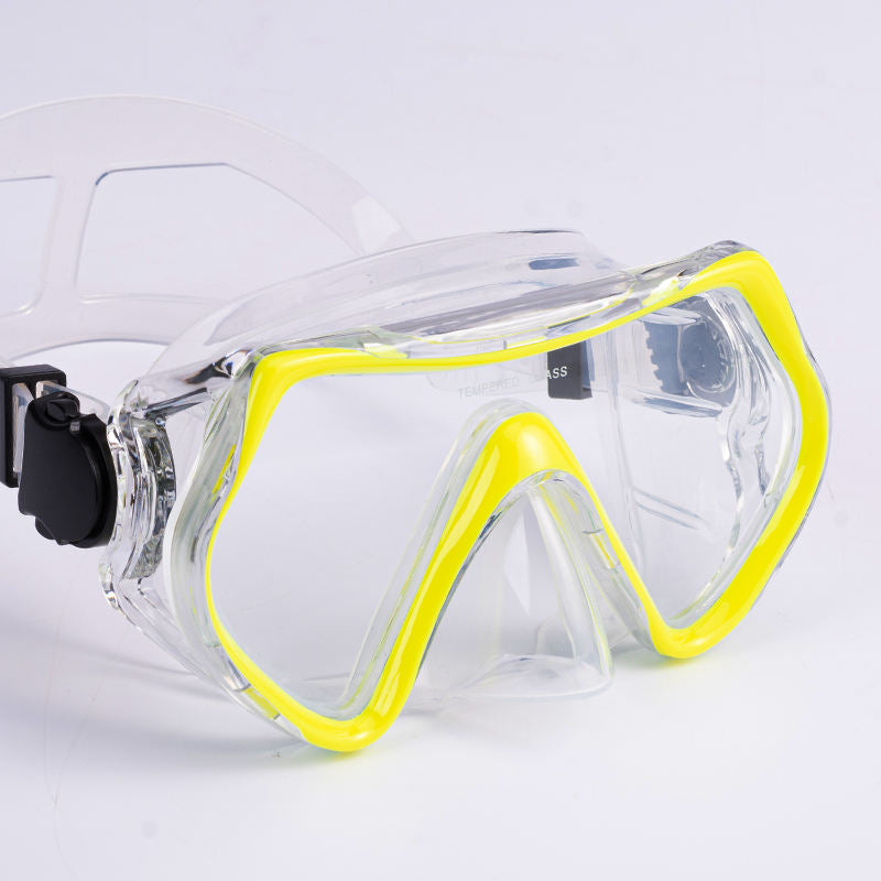 Hot Selling Waterproof Adult Silicone Tempered Glasses Diving Mask Swimming Diving Snorkeling