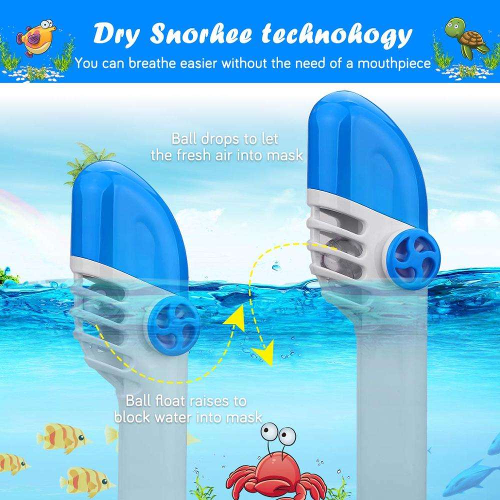 Kids Snorkel Set Diving Equipment For Sale Full Face Snorkel Mask