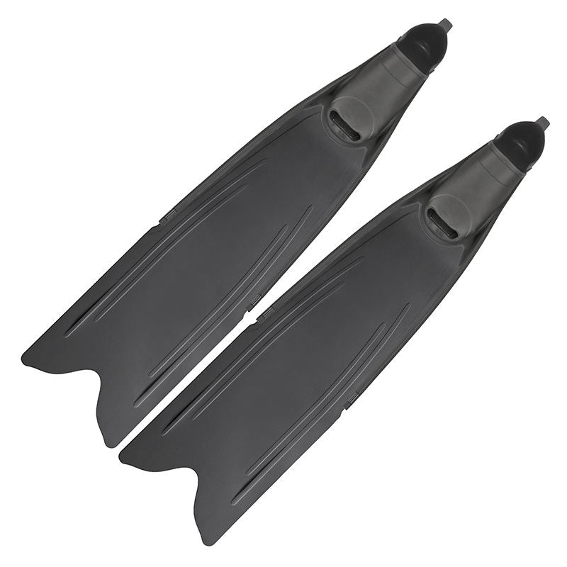 Professional long swimming diving fin foot pocket free diving spearfishing scuba diving equipment adult free diving fins