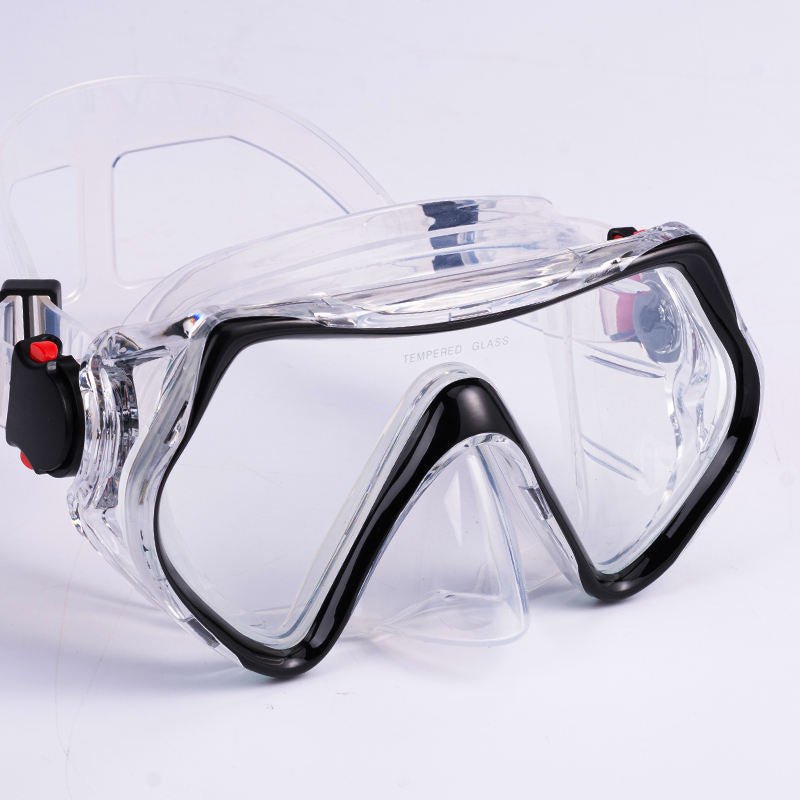 Hot Selling Waterproof Adult Silicone Tempered Glasses Diving Mask Swimming Diving Snorkeling