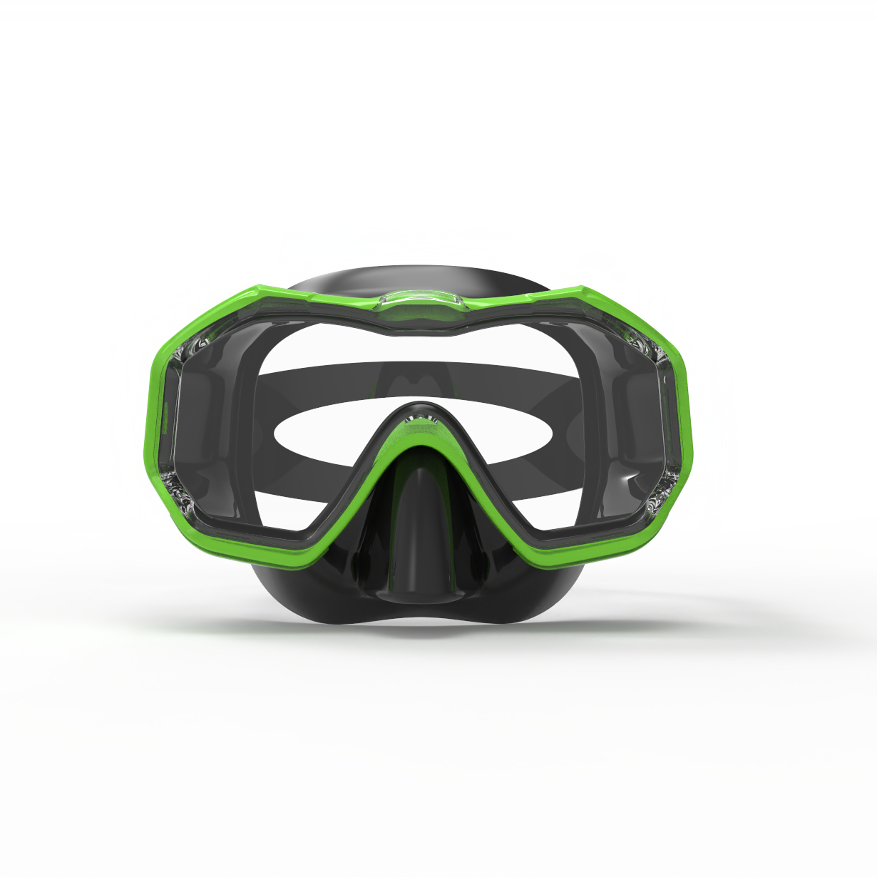 2023 new design cheapest diving mask low volume frameless design diving mask for adults