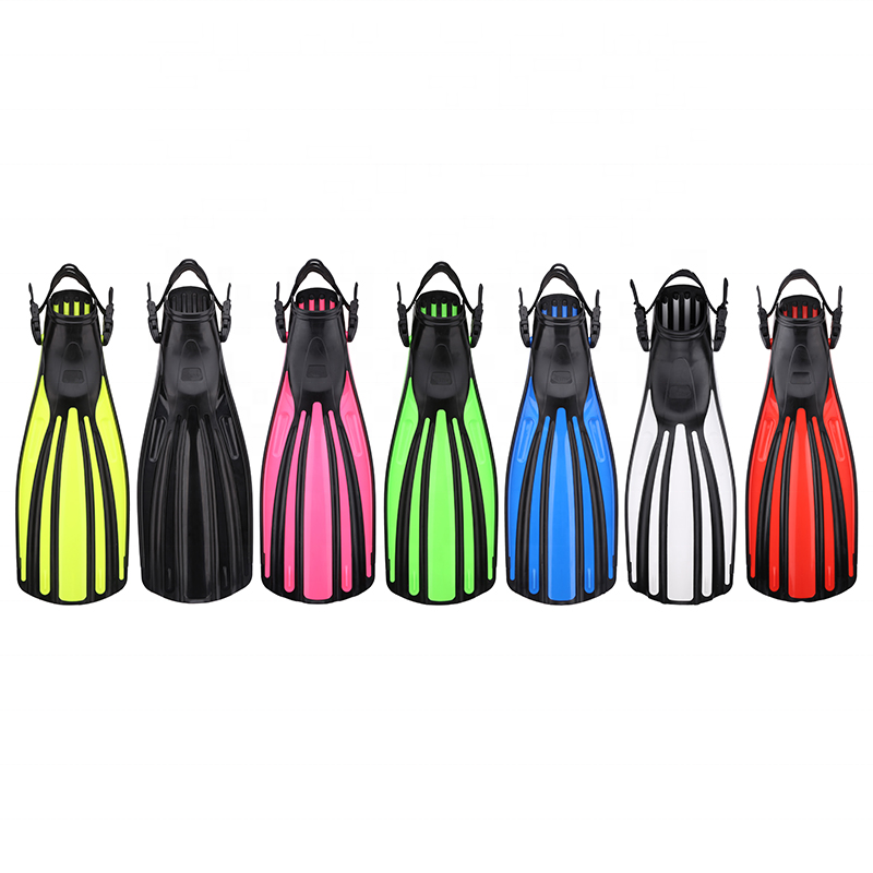 Snorkel Fins Adjustable Diving Fins Open Heel Swimming Fins
