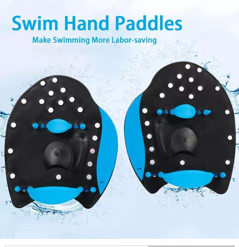 Popular Water Sports Best Power Food Grade Silicone Swimming Hand Paddles For Swimming Training
