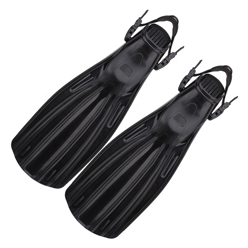 Snorkel Fins Adjustable Diving Fins Open Heel Swimming Fins