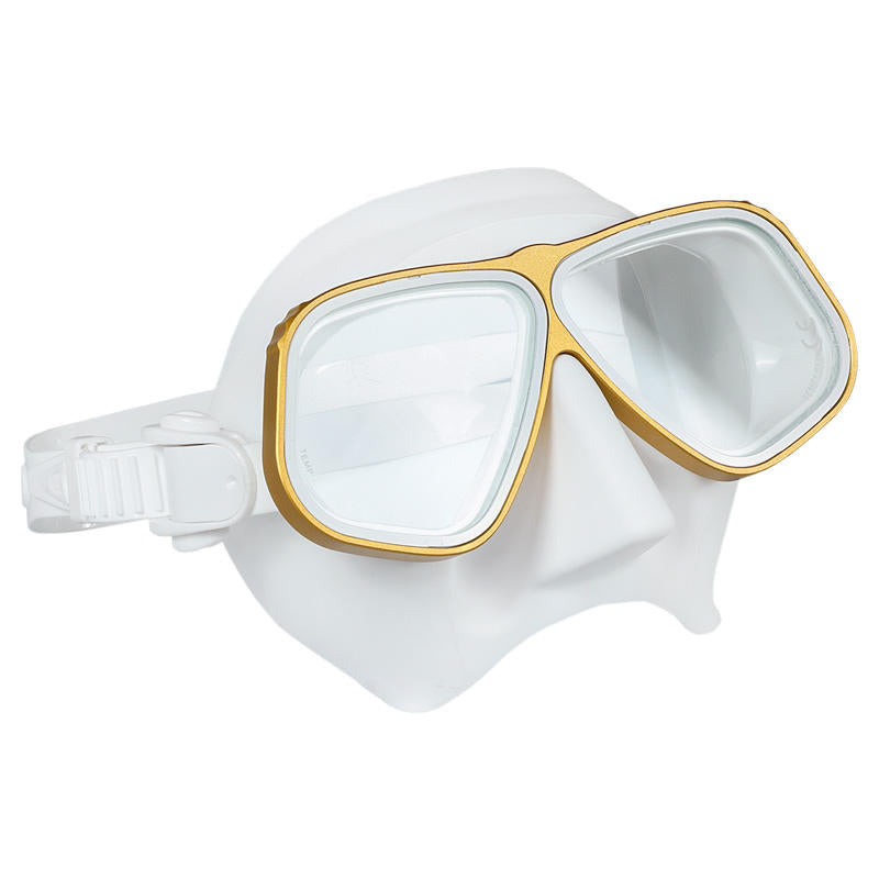 Biggest diving equipment Factory metal frame diving mask snorkel mask with high class packing box
