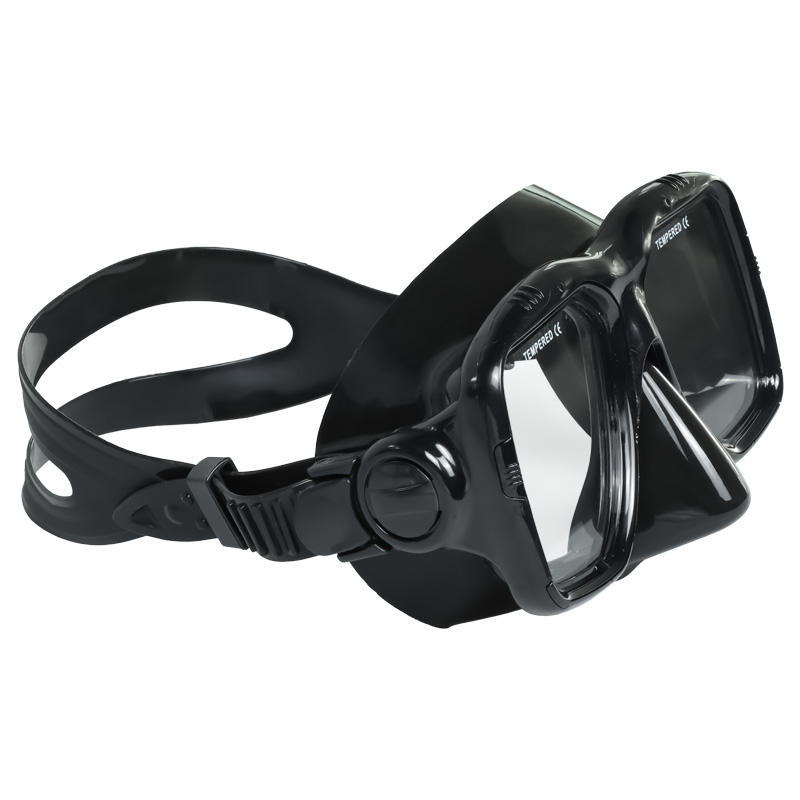 Frameless Tempered Glass Lens Wide View Low Volume Diving Mask for Scuba Dive Snorkeling