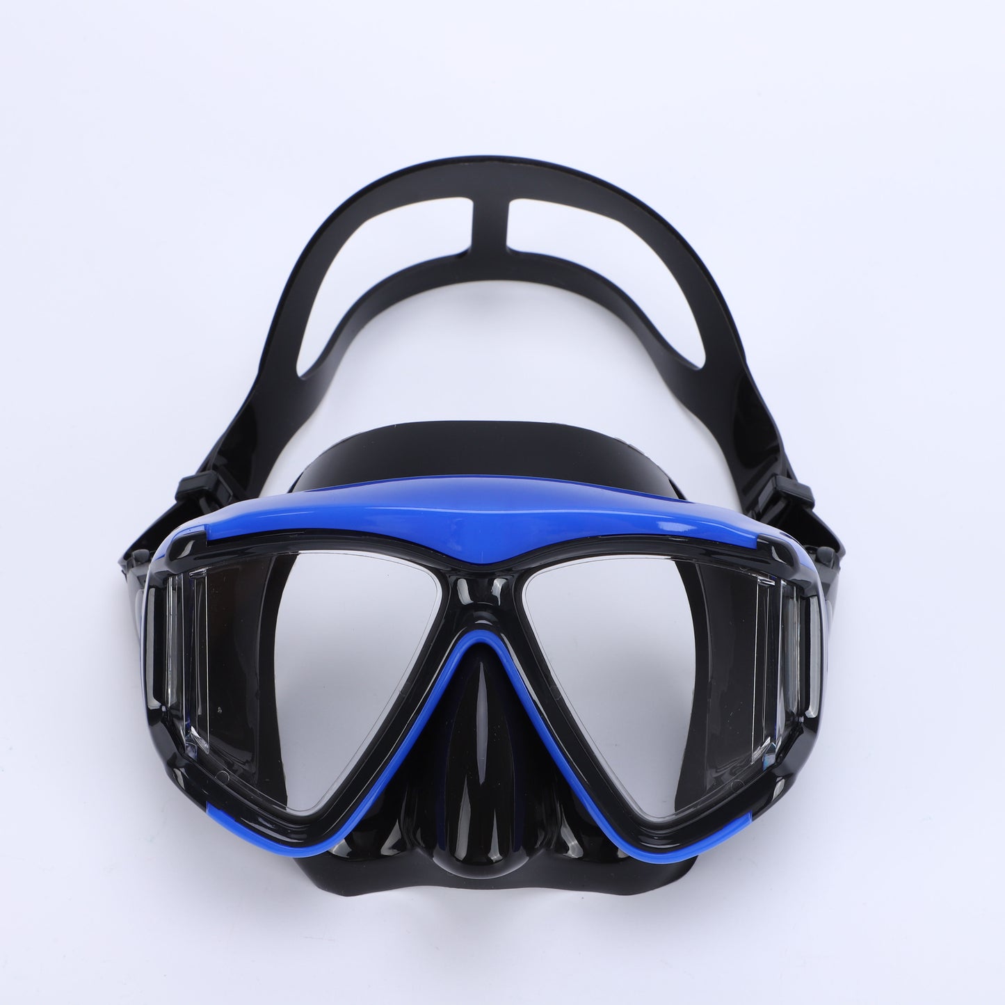 New Design Wide View Underwater 3 Side Lens PC Lens Liquid Silicone Frame Anti fog Diving Mask