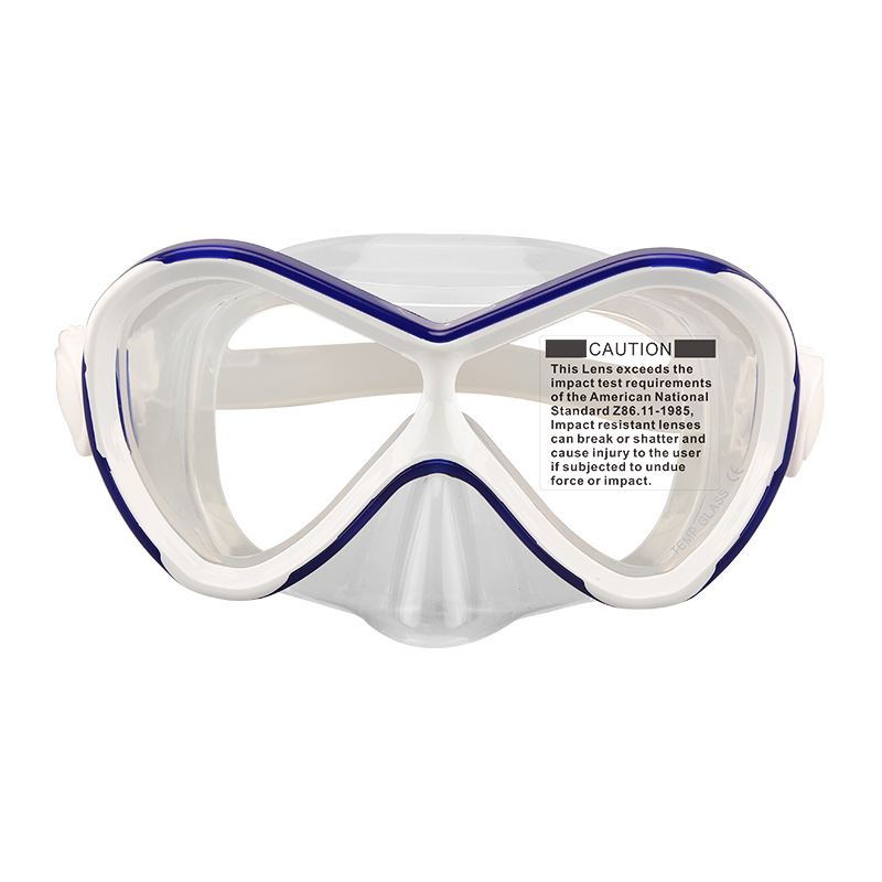 Professional Red Silicone Kid Size Snorkel Dive Mask