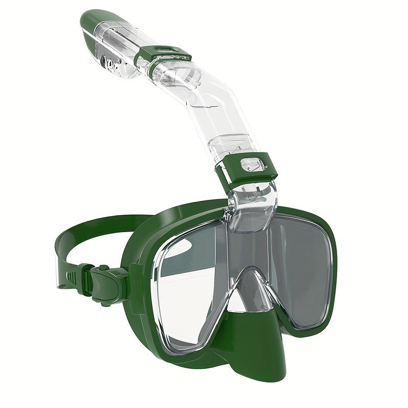 2 In 1 anti-leak Free Diving Mask And Snorkel Set With Camera Mount