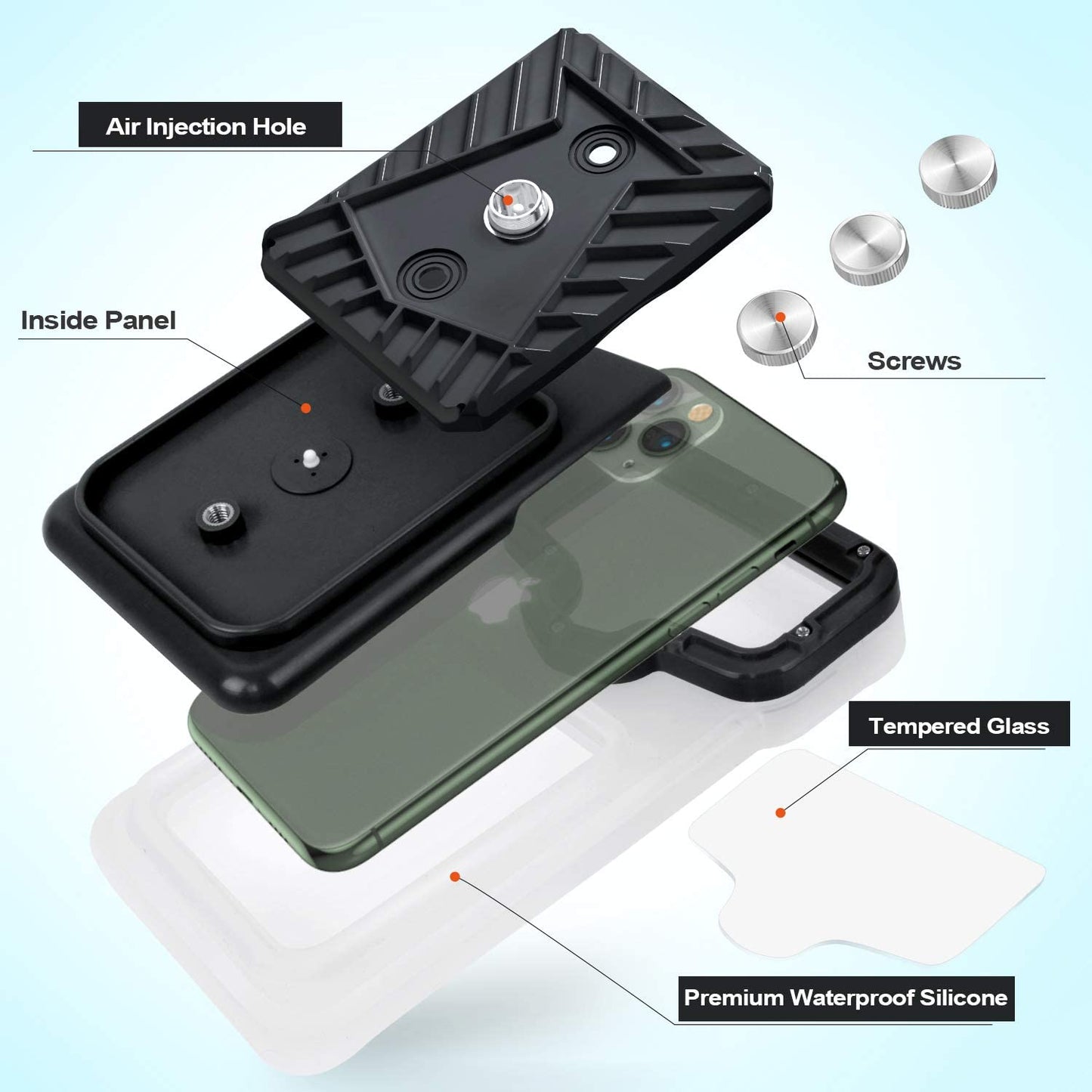 New Arrival Waterproof Mobile Phone Case Pouch Phone Waterproof Case For Cell Phone