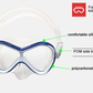 Professional Red Silicone Kid Size Snorkel Dive Mask