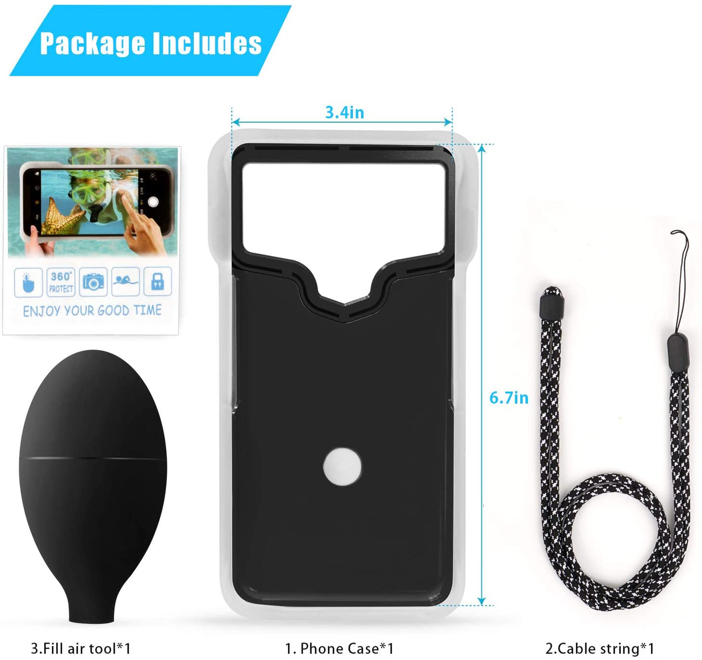 New Arrival Waterproof Mobile Phone Case Pouch Phone Waterproof Case For Cell Phone