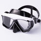 New Design Wide View Underwater 3 Side Lens PC Lens Liquid Silicone Frame Anti fog Diving Mask