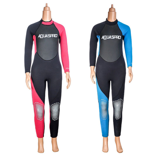 Boy Girls Youth Full Body Long Sleeve swimming wetsuit free diving wetsuit spearfishinger Sports