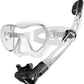 Professional Diving Mask And Snorkels Goggles Frameless Design Diving Mask Snorkel Tube Set