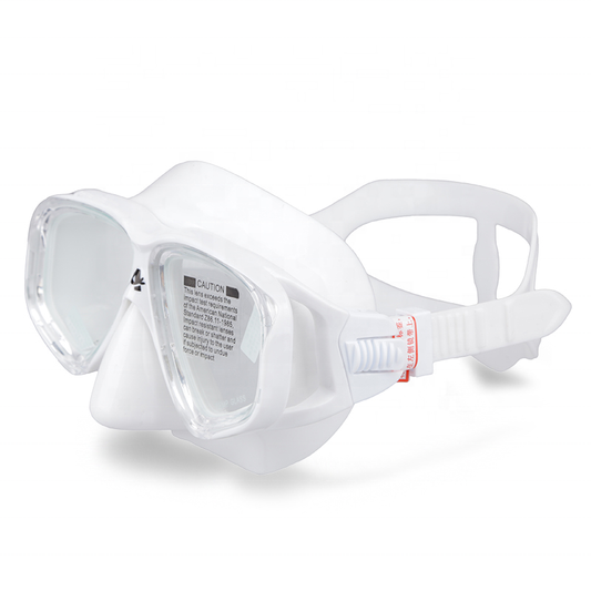 Cheap White Anti Leak Adult Size Snorkel Mask Diving Mask