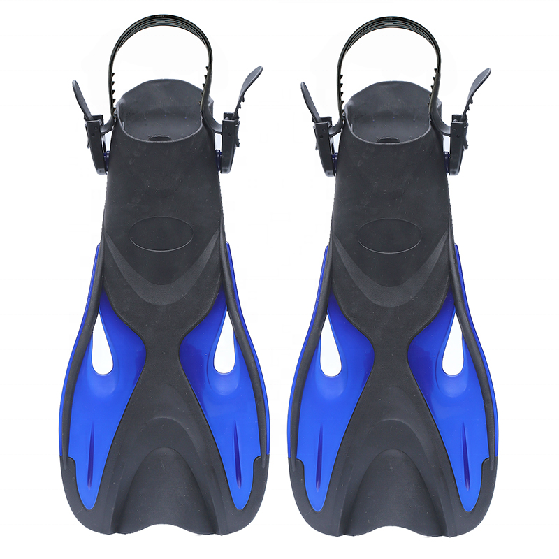 Adult Size TPR+PP Short Swimming Fins Snorkel Free Diving Fins