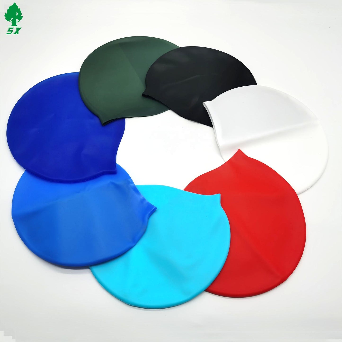 High Quality Logo Printed Silicone Customized Swimming Cap Custom Swimming Caps