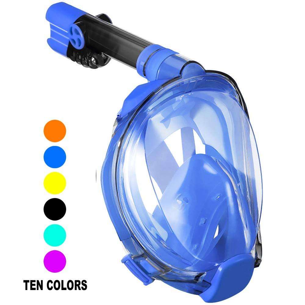 Anti Fog Waterproof Latest Under Water PC Lens Full Face Diving Mask