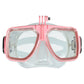 Tempered Glass Lens Low Scuba Snorkel Mask Diving Mask With Go Pro Mount