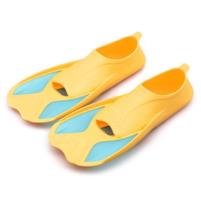 Swim Flippers Short Training Fins Rubber Swimming Dive Fins for kinds