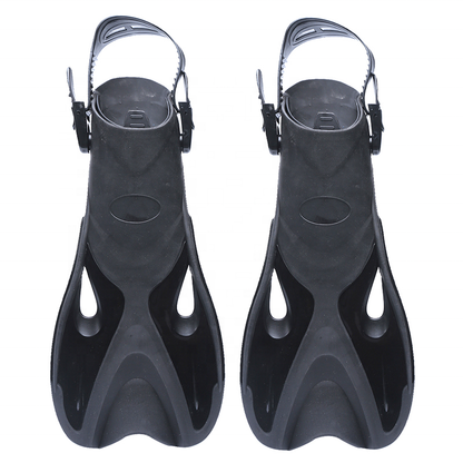 Adult Size TPR+PP Short Swimming Fins Snorkel Free Diving Fins