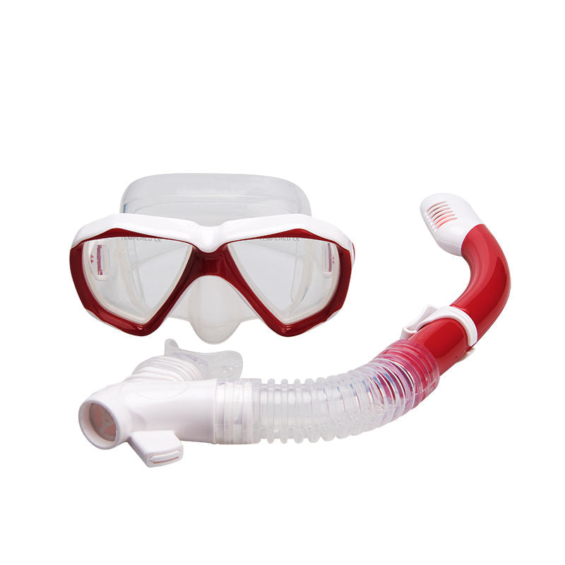 Fashion Design Tempered Glass Scuba Diving Equipment Set Snorkel Set Underwater Diving Mask