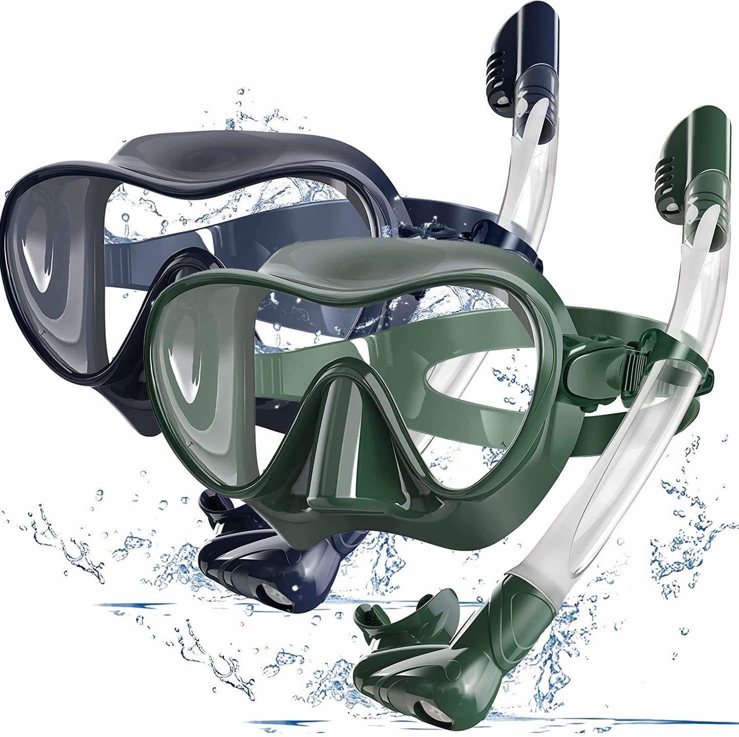 Diving Snorkel Mask Scuba Gear Freediving Free Set Glasses Snorkeling Spearfishing Underwater Dive Equipment