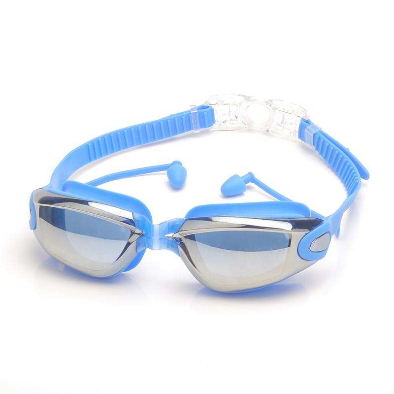 Professional waterproof swim goggles anti fog anti UV adult swim goggles male and female universal swimming goggles