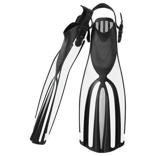 Best Selling Adjustable Strap Open Heel Spider Pattern Tpr Pp Swim Flippers Snorkel Fins Free Diving Fins