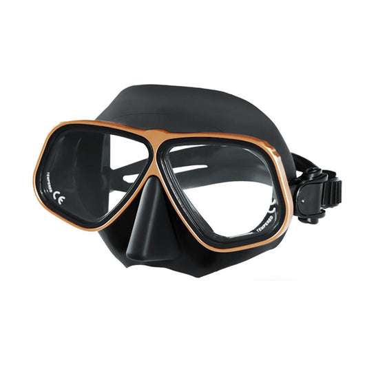 Biggest diving equipment Factory metal frame diving mask snorkel mask with high class packing box