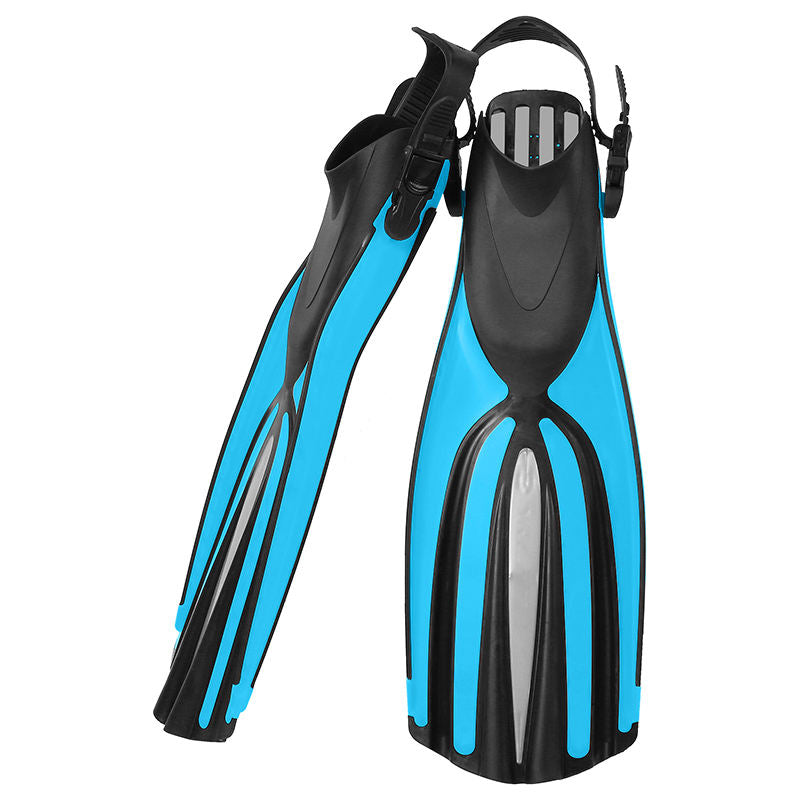 Best Selling Adjustable Strap Open Heel Spider Pattern Tpr Pp Swim Flippers Snorkel Fins Free Diving Fins