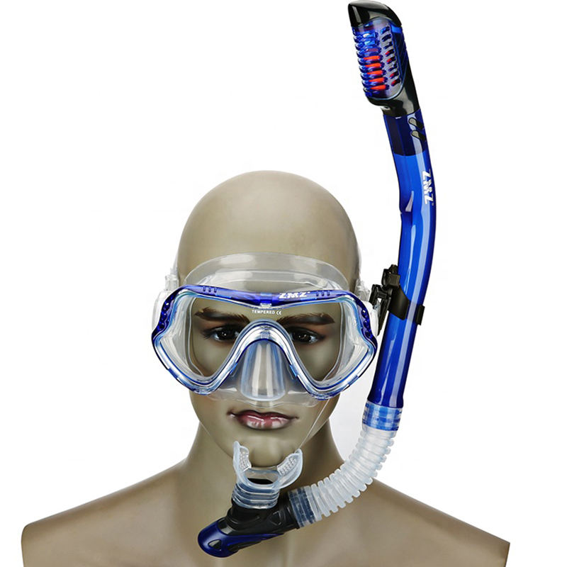 Adult Scuba Diving Masks Gear Freediving Spearfishing Glasses Snorkeling Snorkel Dive Equipment Set