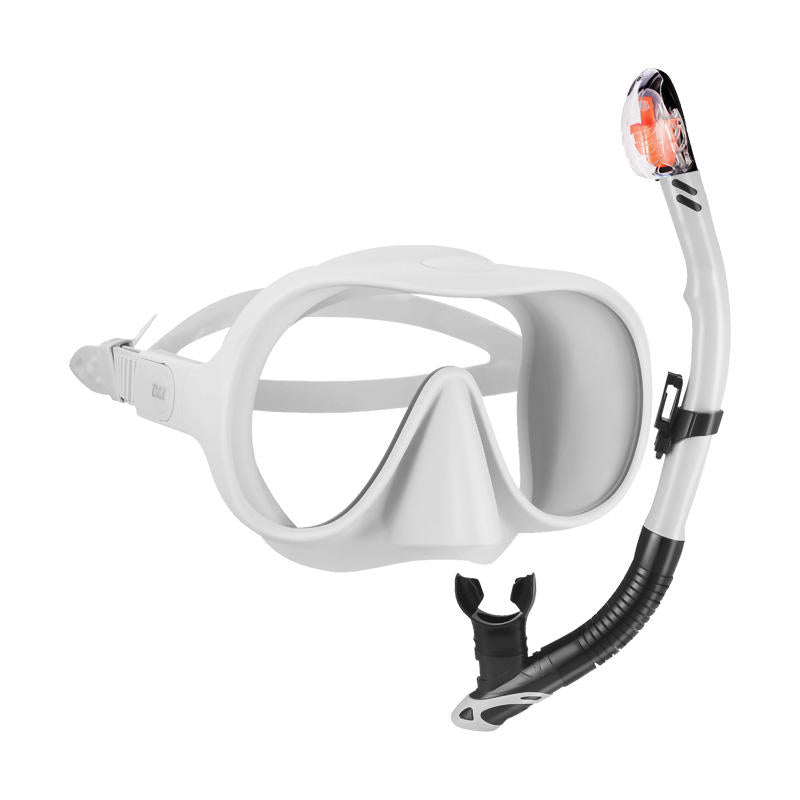 Best Selling Professional Tempered Glass Diving Mask Snorkels Set With Camera Mount