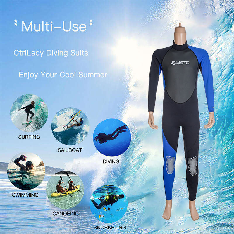 Surfing Neoprene Freediving Triathlon Diving suit 3mm Diving Wet suits