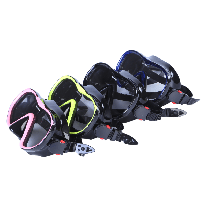 New Design Foldable Upgraded Breathing System Freediving Spearfishing Free Breath Diving Mask Half Face Snorkel Mask