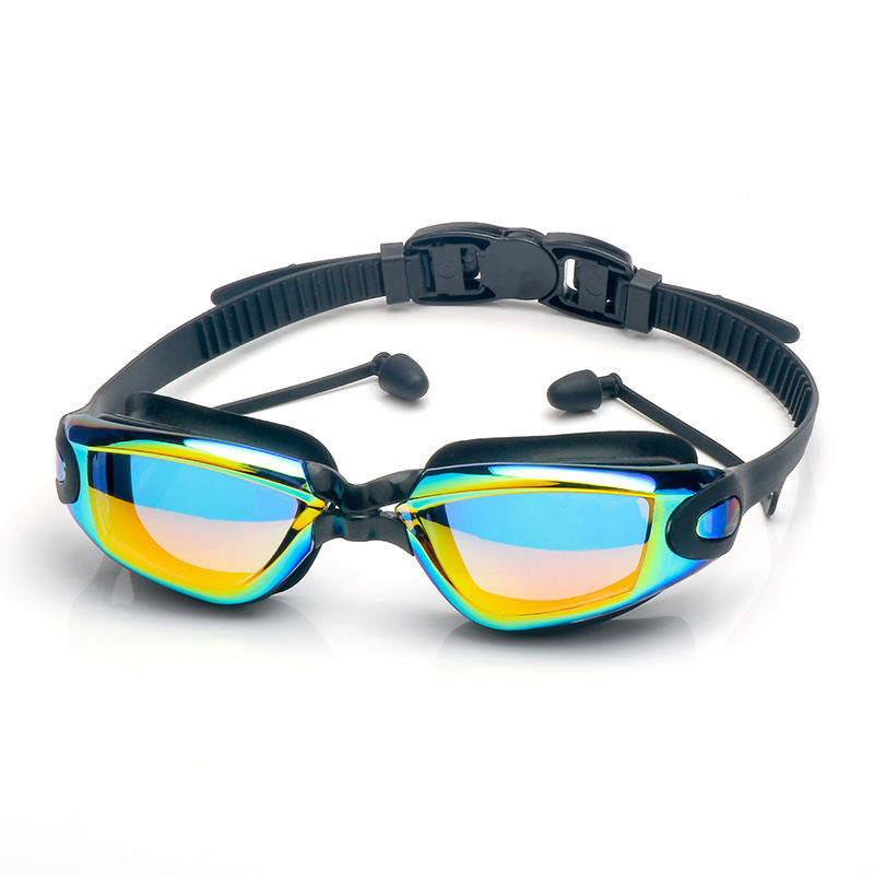 Professional waterproof swim goggles anti fog anti UV adult swim goggles male and female universal swimming goggles
