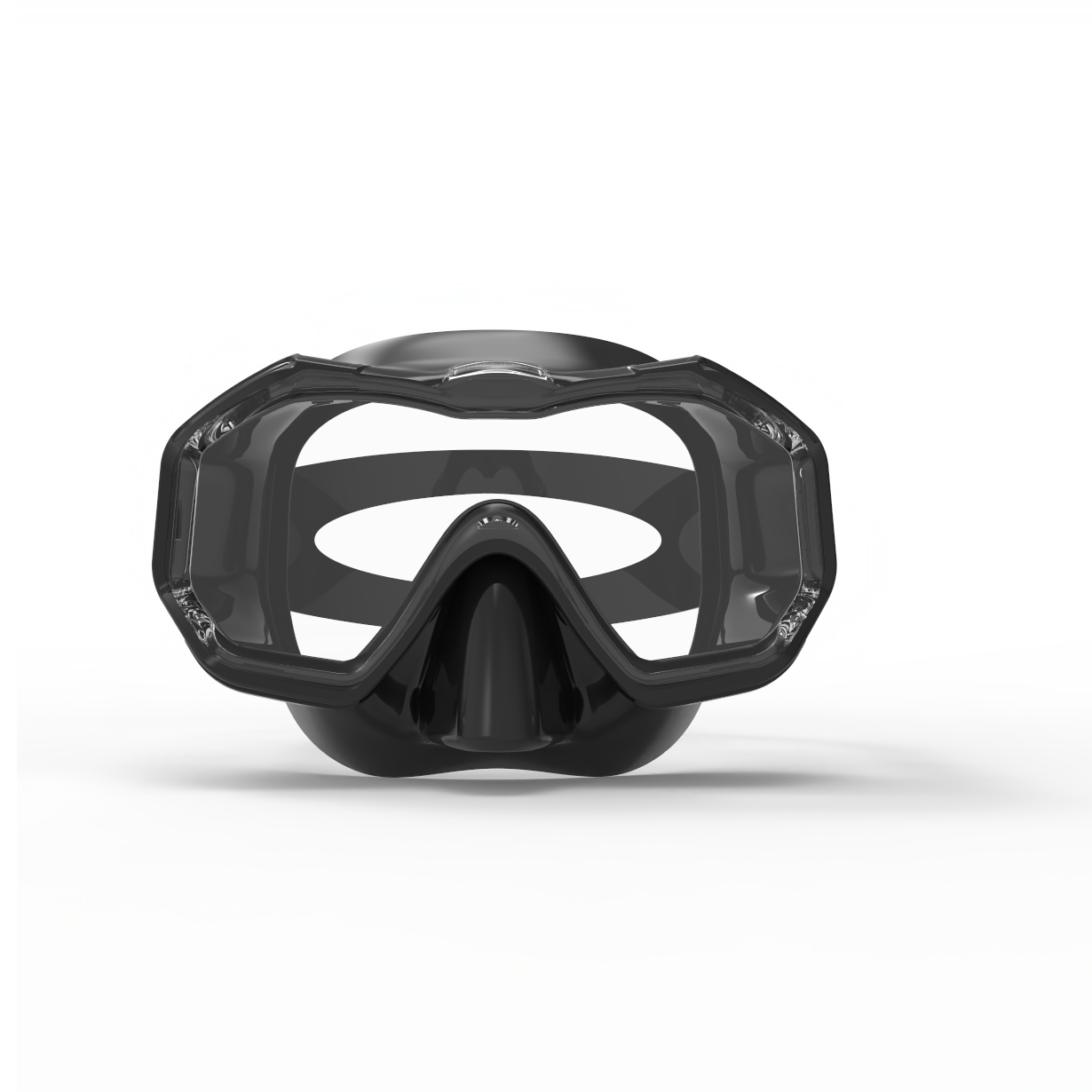 2023 new design cheapest diving mask low volume frameless design diving mask for adults
