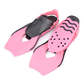 Custom soft Adjustable TPR Short Swim Fins For Kids