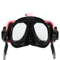 Tempered Glass Lens Low Scuba Snorkel Mask Diving Mask With Go Pro Mount