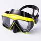 New Design Wide View Underwater 3 Side Lens PC Lens Liquid Silicone Frame Anti fog Diving Mask