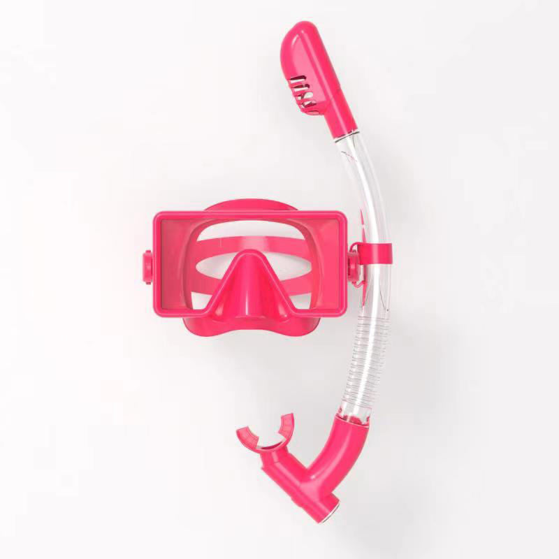 Freediving Equipment Frameless Design Silicone Strap Scuba Dive Masked Set